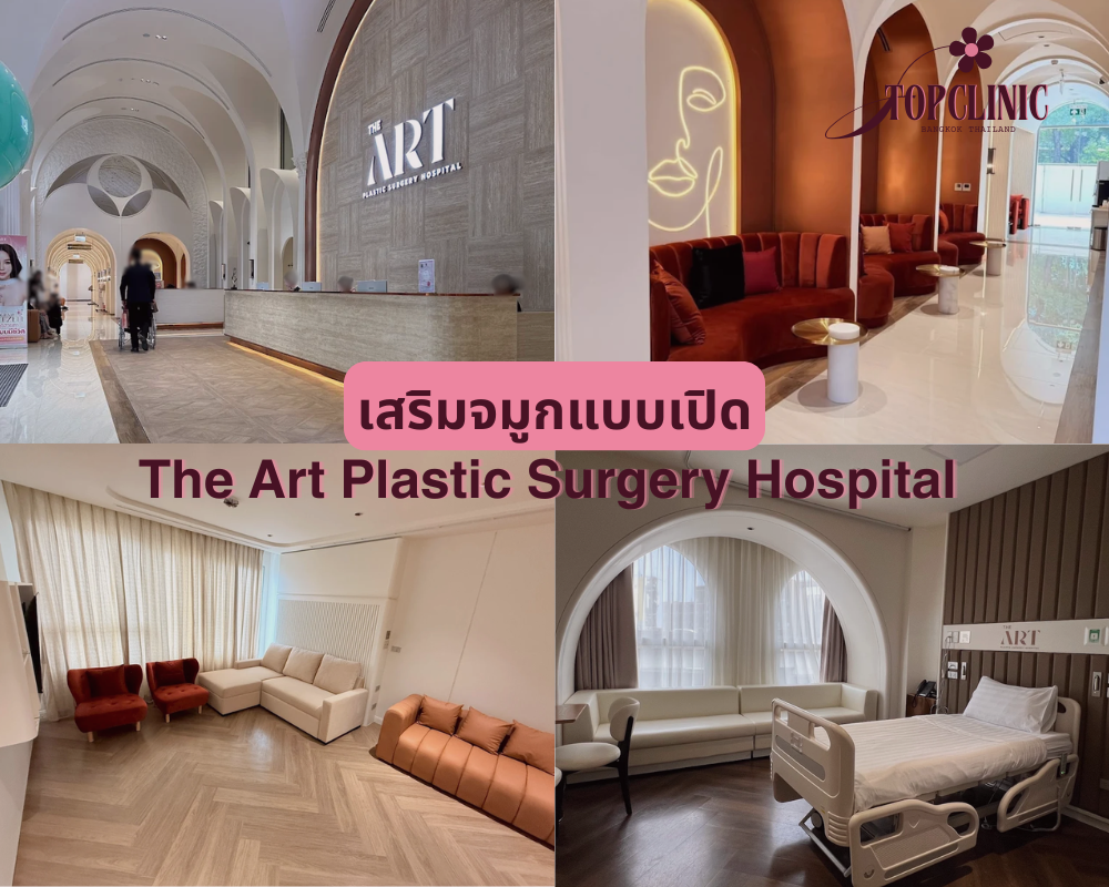 คลินิกเสริมจมูกแบบเปิด The Art Plastic Surgery Hospital
